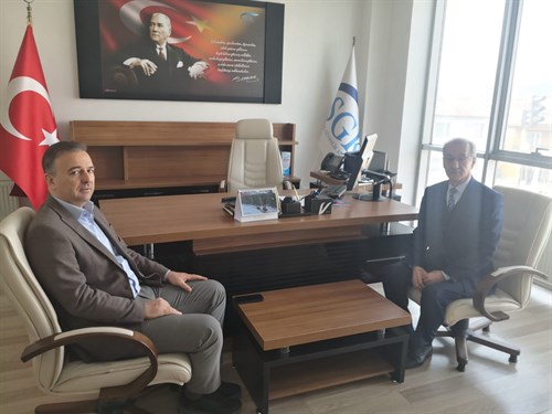 Kaymakamımız Murat Güven SGK Müdürlüğünü Ziyaret Etti