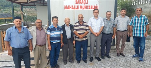 Kaymakamımız Murat Güven Saraçlı Mahallesini Ziyaret Etti